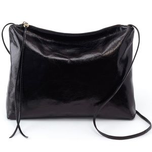 HOBO Ziggy Black Leather Crossbody Bag